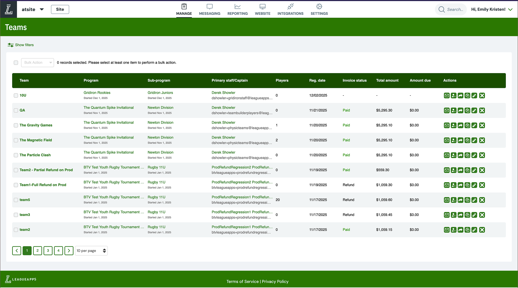 OG global teams list