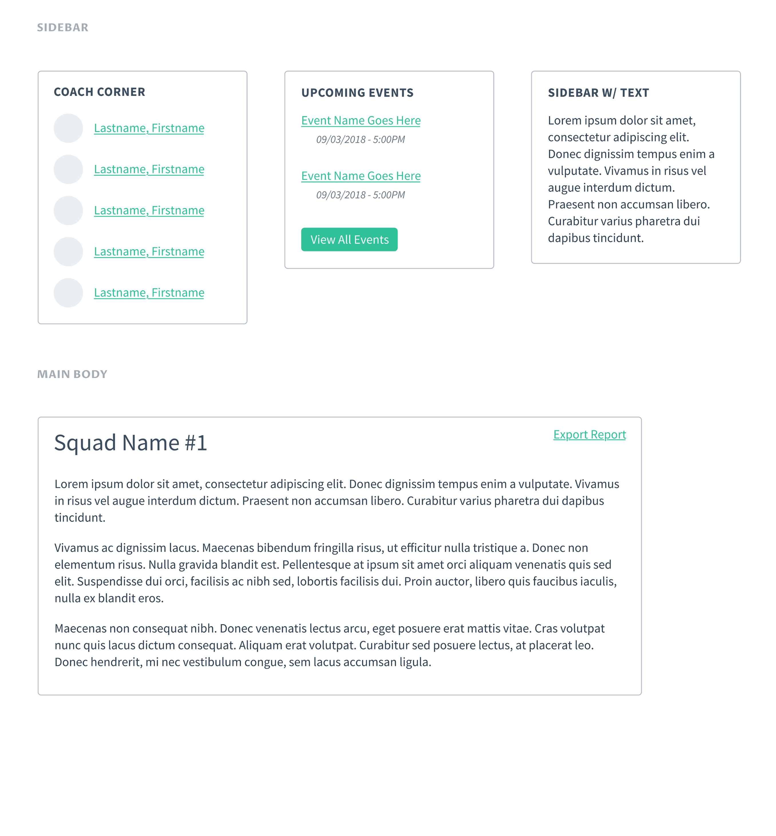 Design system card components